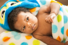 newborn boy in home session