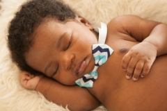 newborn boy in home session