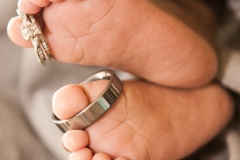 newborn boy in home session